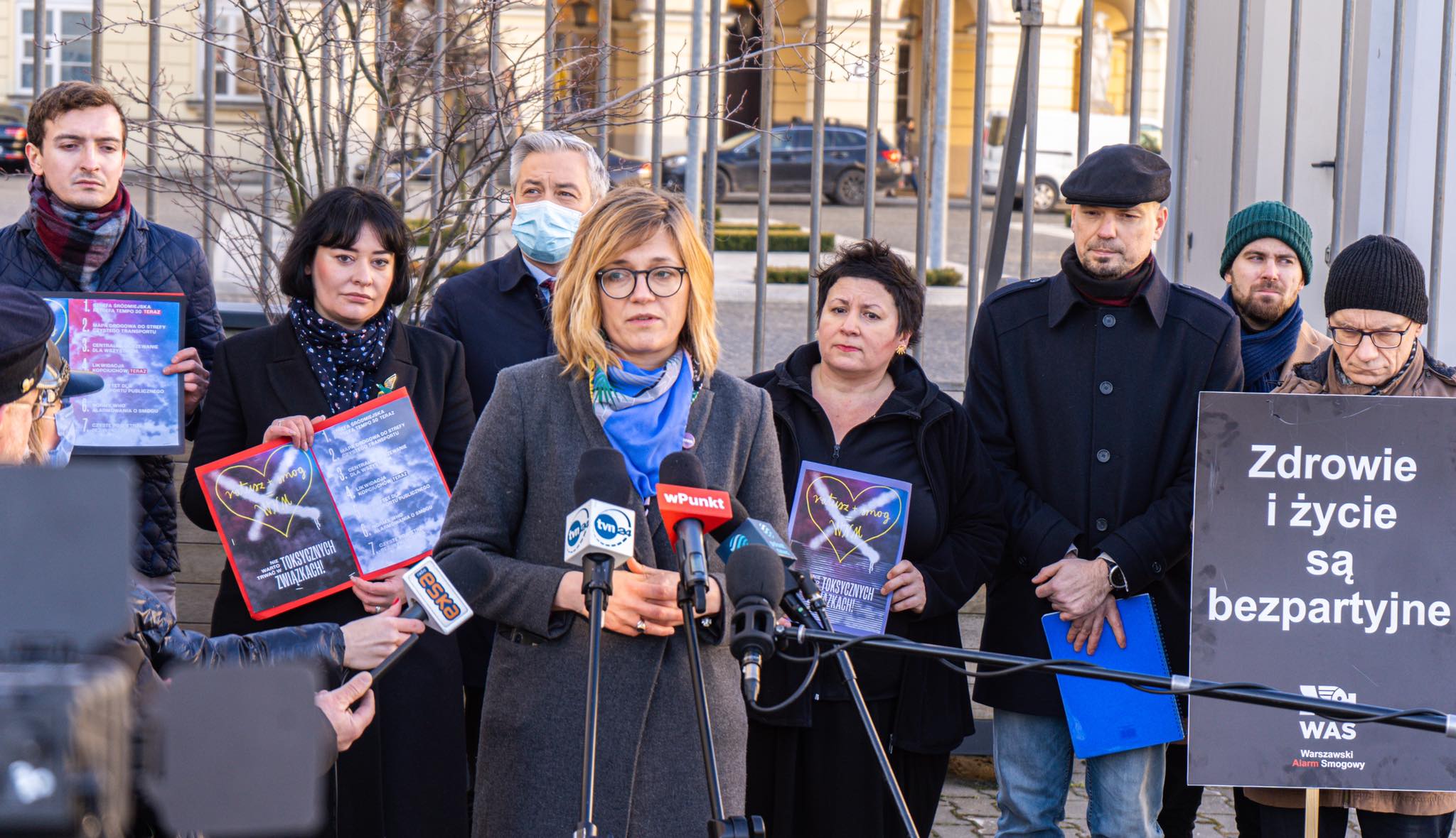 Smog w Warszawie Biejat